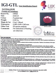 5.89 Ratti Natural Neo Burma Ruby with Govt. Lab Certificate-(5661)